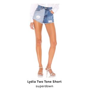 Revolve Superdown jean shorts